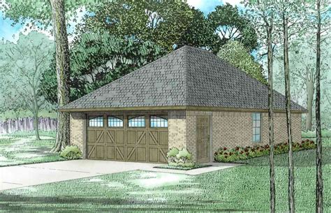 2 Car Garage With Hip Roof 60655nd Architectural Designs House Plans
