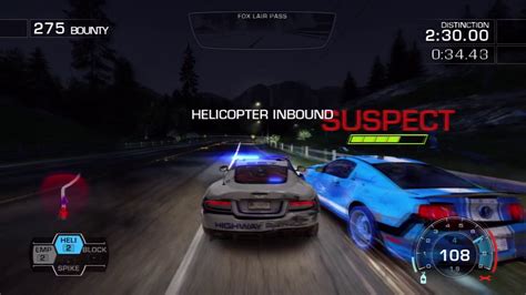 Need For Speed Hot Pursuit Gameplay Walkthrough Fox Lair Pass Under Pressure Youtube