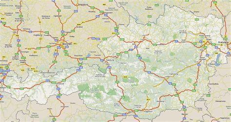 Road Map Of Austria Austria Europe Mapslex World Maps