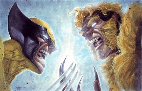 Wolverine Vs Sabretooth 2 By Edtadeo On Deviantart
