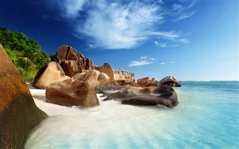 Sie seychelles strand hintergrundbild aus den obigen auflösungen herunterladen und an ihre freunde. Seychelles Wallpaper ·① WallpaperTag