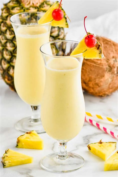 Pina Colada Only Three Ingredients Wine And Glue