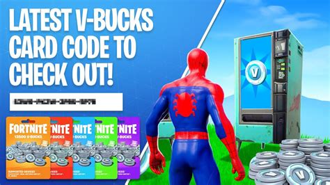 Latest Fortnite V Bucks Card Code To Check Out Heres How To Get Them