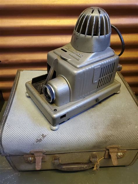 Braun Paximat Electric 35mm Slide Projector With Original Case Vintage 1950s Ebay