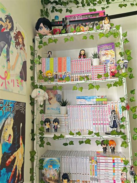 Manga Shelf In Otaku Room Cute Bedroom Decor Pretty Room