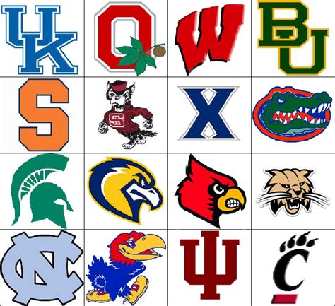 Ncaa Basketball Logos And Names 17 Best Images About Ncaa Basketballs