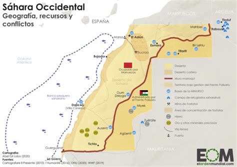 La Geopolítica Del Sáhara Occidental Mapas De El Orden Mundial Eom