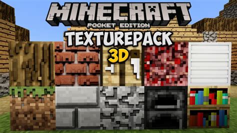 3d Texturepack 128x128 для Minecraft Pe 11 Youtube