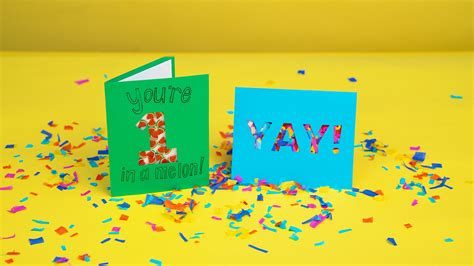 Confetti Cards Diy For Beginners Kiwico