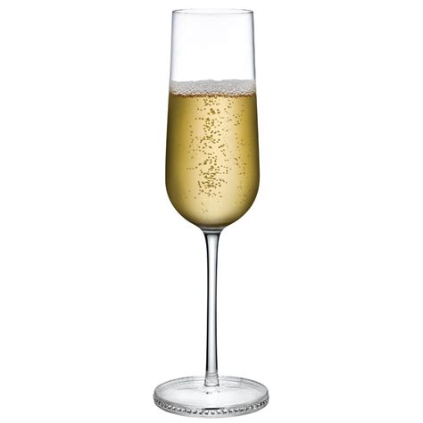 Set Calici Champagne Stone Spirit Vol Cc Linea Nude Con Swarovski