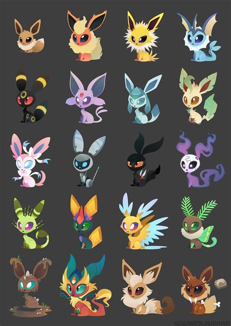 Have Always Wanted To Do A Fakemon Set Of All 16 Possible Types Of