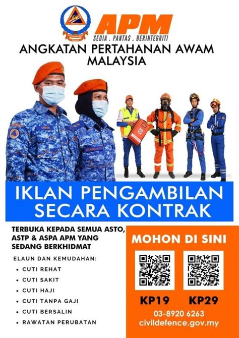 Iklan Jawatan Angkatan Pertahanan Awam Malaysia Portal Kerja Kosong