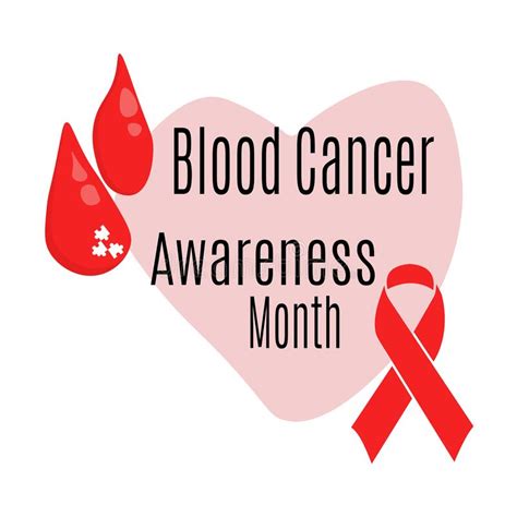 Blood Cancer Awareness Month Concept For Banner Or Poster On A Medical