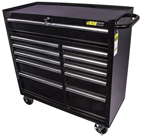 Details About Maxpower 5 Drawer Metal Tool Cabinet Top Box Lockable Storage Chest Heavy Duty