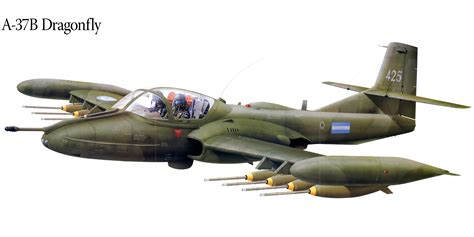 A 37b Military War Art Painting Airplane Aircraft Weapon