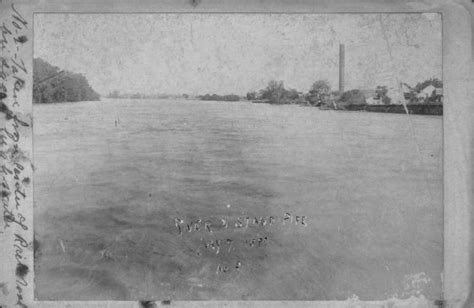 Brazos River During 1899 Flood Side 1 Of 1 The Portal To Texas