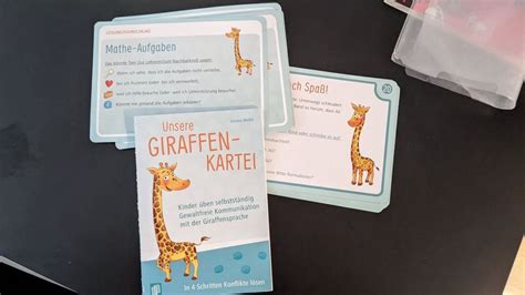 Giraffen Kartei Karten Gewaltfreie Kommunikation Kaufen Auf Ricardo