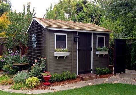 35 Beautiful Backyard Shed Landscaping Ideas These Days People Are