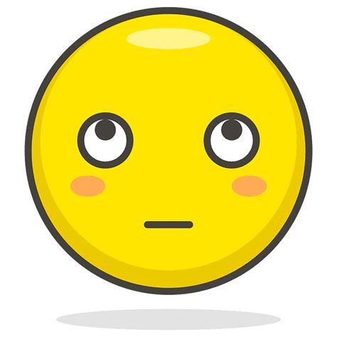 Face With Rolling Eyes Emoji Clipart Free Download Transparent Png Images