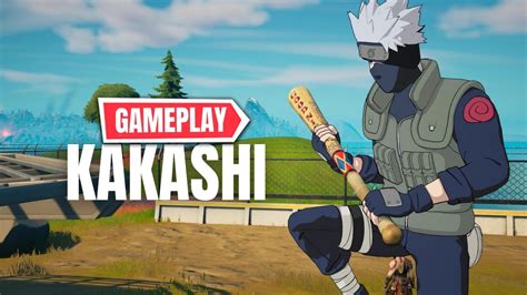 Kakashi Hatake Skin Gameplay In Fortnite Naruto X Fortnite Youtube