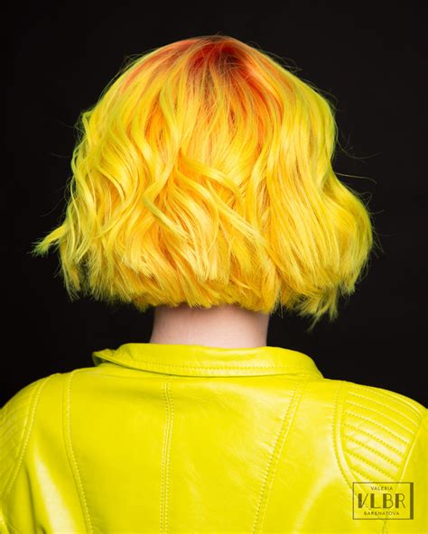 Yellow Hair Hair Colour Design Bright Hair Hair