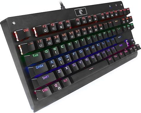 Amazon HUO JI E Yooso Z 77 Mechanical Gaming Keyboard With Rainbow