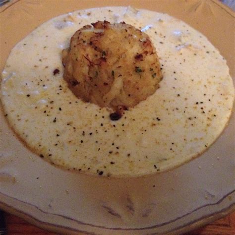 Broiled Lump Crab Cake On Top Of Clam Chowder Clam Chowder Crab Cakes