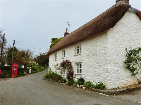 Pretty Thatched Cottage In The Village © Derek Voller Geograph