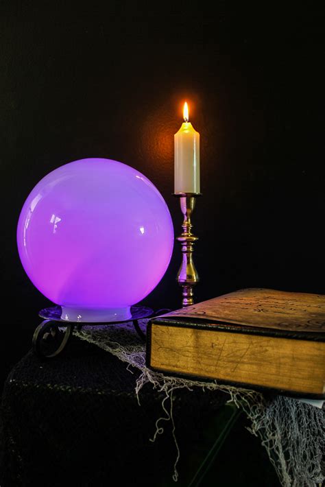 Magic Crystal Ball How To Make A Fortune Teller Crystal Ball For Halloween
