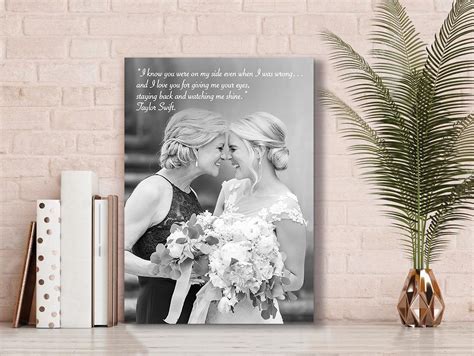 It's about the love between her and her mother, and the bond they'll always share even. Mother Daughter Lyrics Canvas Mothers Day Gift Gift for | Etsy in 2020 | Wedding pictures ...