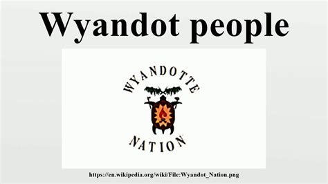 Wyandot People Youtube