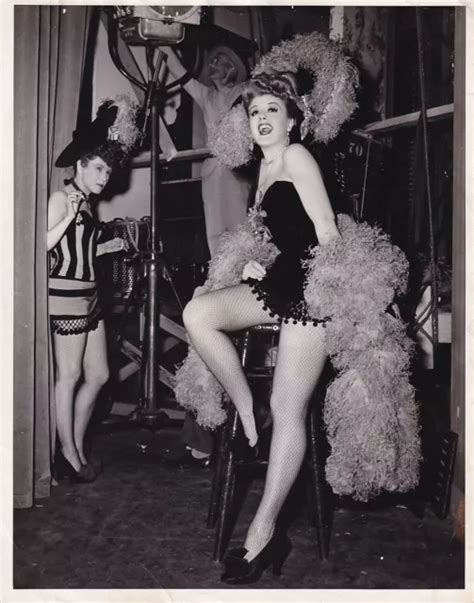 Angela Lansbury Sexy Leggy Fishnet Stockings Vintage Photo