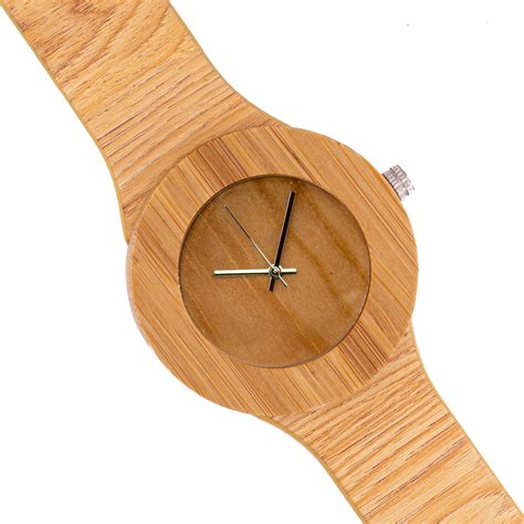 Reloj de madera de bambú modelo Teki - Woodenson
