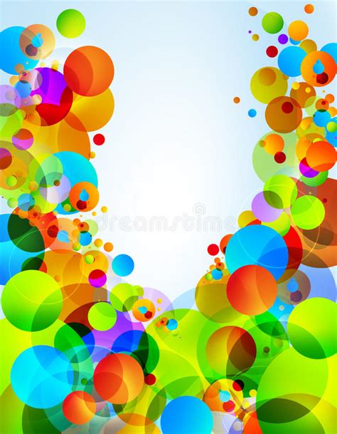 Color Circles Background Stock Illustration Illustration Of Generated