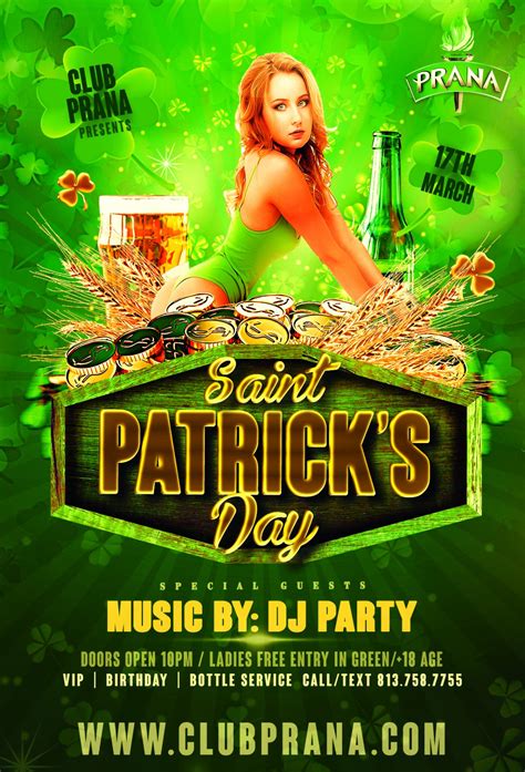 Saint Patricks Day Club Prana