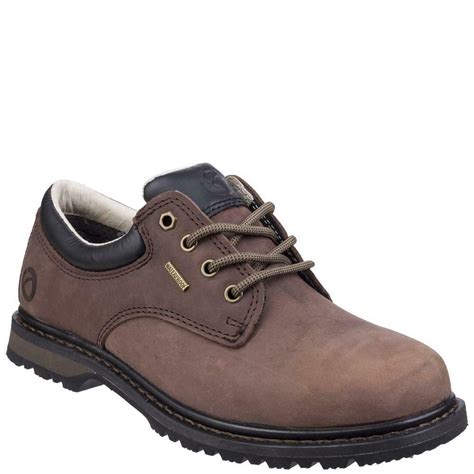 Cotswold Stonesfield Mens Brown Waterproof Leather Hiking Walking Shoes