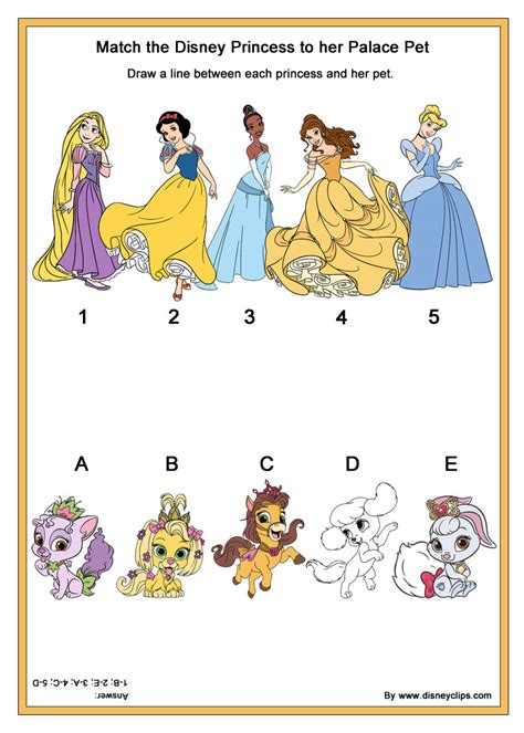 Printable Disney Games And Activities 2