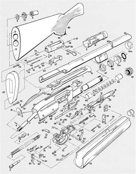 Remington 1100 Schematic Diagram