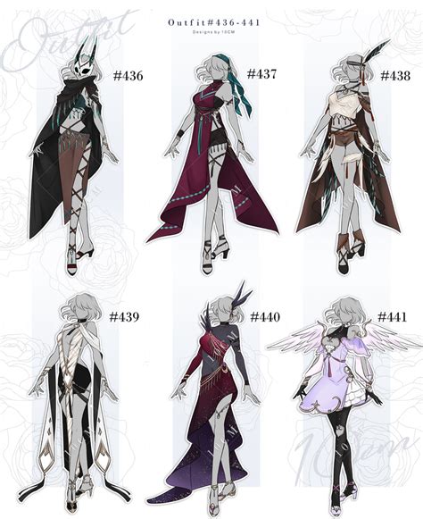 Auction OUTFIT OPEN By Popza CM Fantasy Clothing Fashion Design Drawings Dress