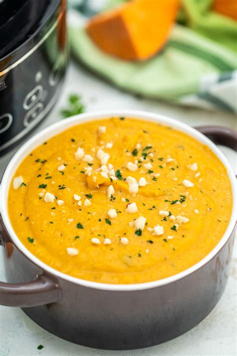 Slow Cooker Sweet Potato Soup Sweet And Savory Meals