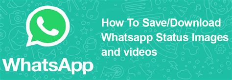 Whatsapp from facebook whatsapp messenger is a free messaging app available for android and other smartphones. How To Save/Download Whatsapp Status Image and Video To ...