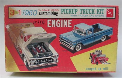 125 Amt 1960 Ford Pickup Truck Kit Customizing Circa 1960 Model