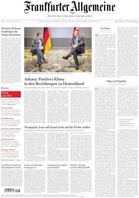 ‘europe Against Europe In German Newspapers Politico