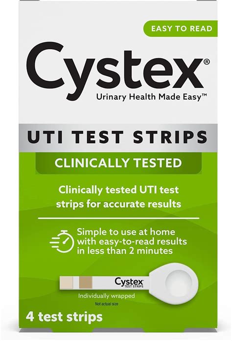 Cystex Urinary Tract Uti Test Strips For Women And Men Fsa