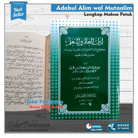 Adabul Alim Wal Mutaalim Petuk Jawa Kitab Karya KH Hasyim Asyari Tebu