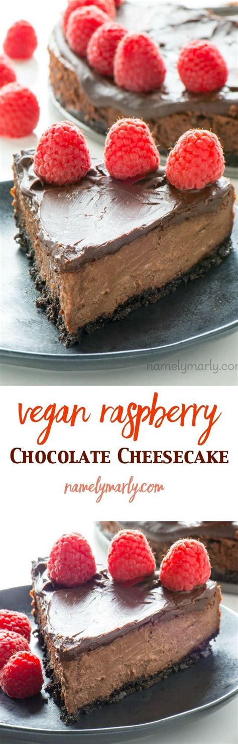 The best vegan dessert books selection with so many delicious, healthy, vegan dessert recipes! This Vegan Chocolate Cheesecake with Raspberries may be the best dessert ever! Creamy layers of ...