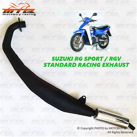 In their day the gamma was the most sporting , but they were last sold in 1987. SUZUKI RG SPORT / RGV STANDARD RACING EXHAUST
