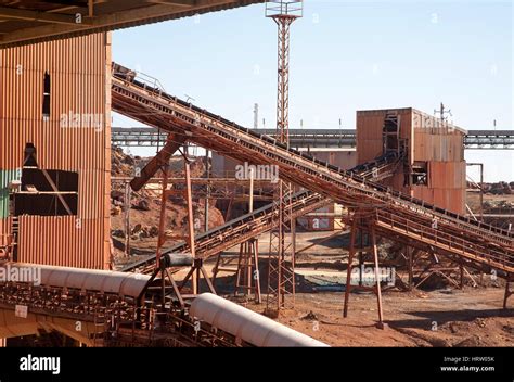 Heavy Industry Opencast Mining Minas De Riotinto Mining Area Huelva