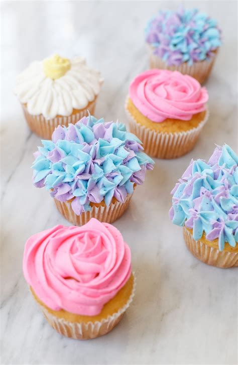 How To Make Easy Floral Cupcakes Step By Step Video