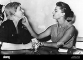Loren, Sophia, * 20.9.1934, Italian actress, half length, with her ...